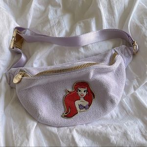 Stoney clover lane terry cloth Fanny pack with Disney Ariel patch💕